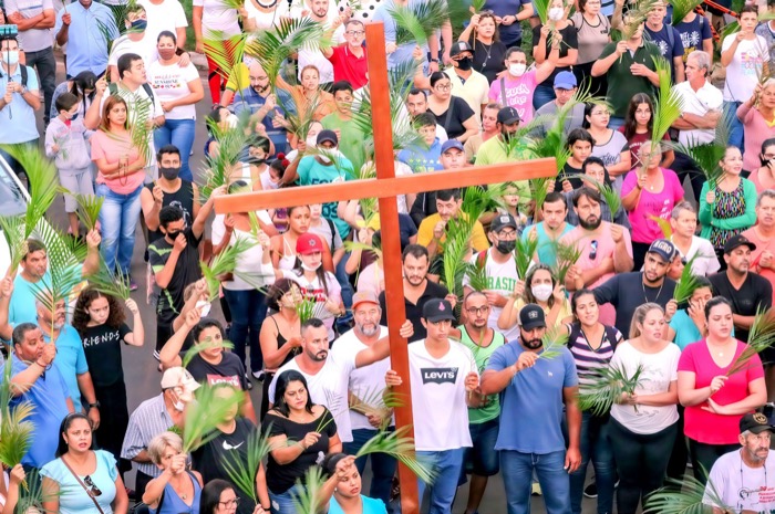 Procissão de Ramos. 'Caminhada da Fé' até Silvânia completava 40 anos